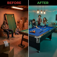 Billiard Table, Pool Table, Game Table, Game Room Indoor Standard Pool Table — Before & After