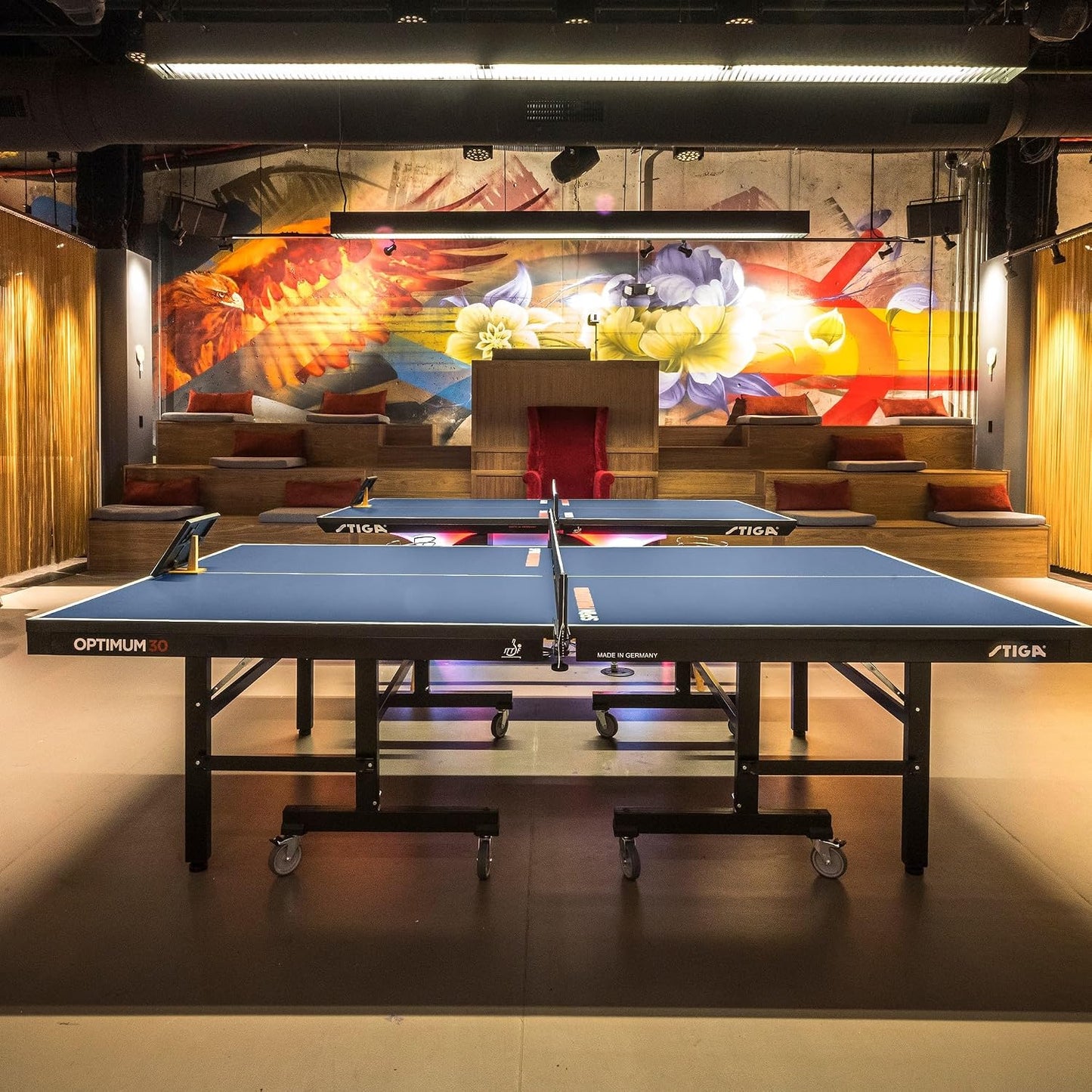 STIGA Optimum 30 Table Tennis Table with 30Mm Thick Top and Unmatched Stability
